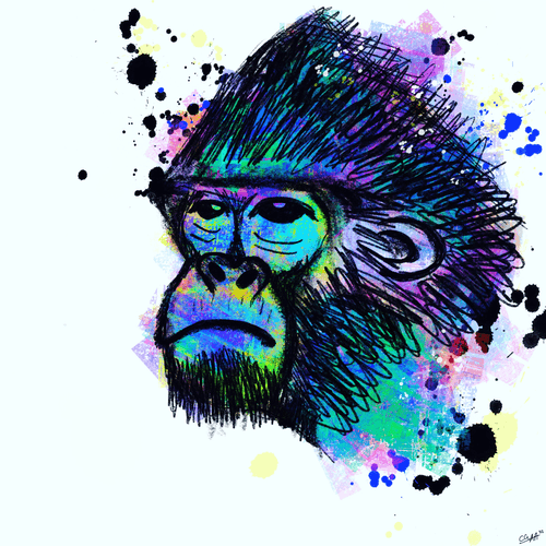 "Gorilla Skull" - Crazy Skull WSA