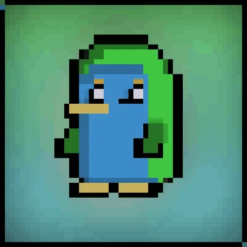 Little Pixel Penguin #123 - The Glitch