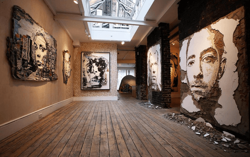 Destroy To Create Drawings/Burn by Vhils