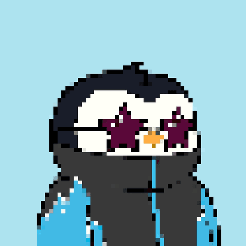 Pixel Pudgy Penguin #128