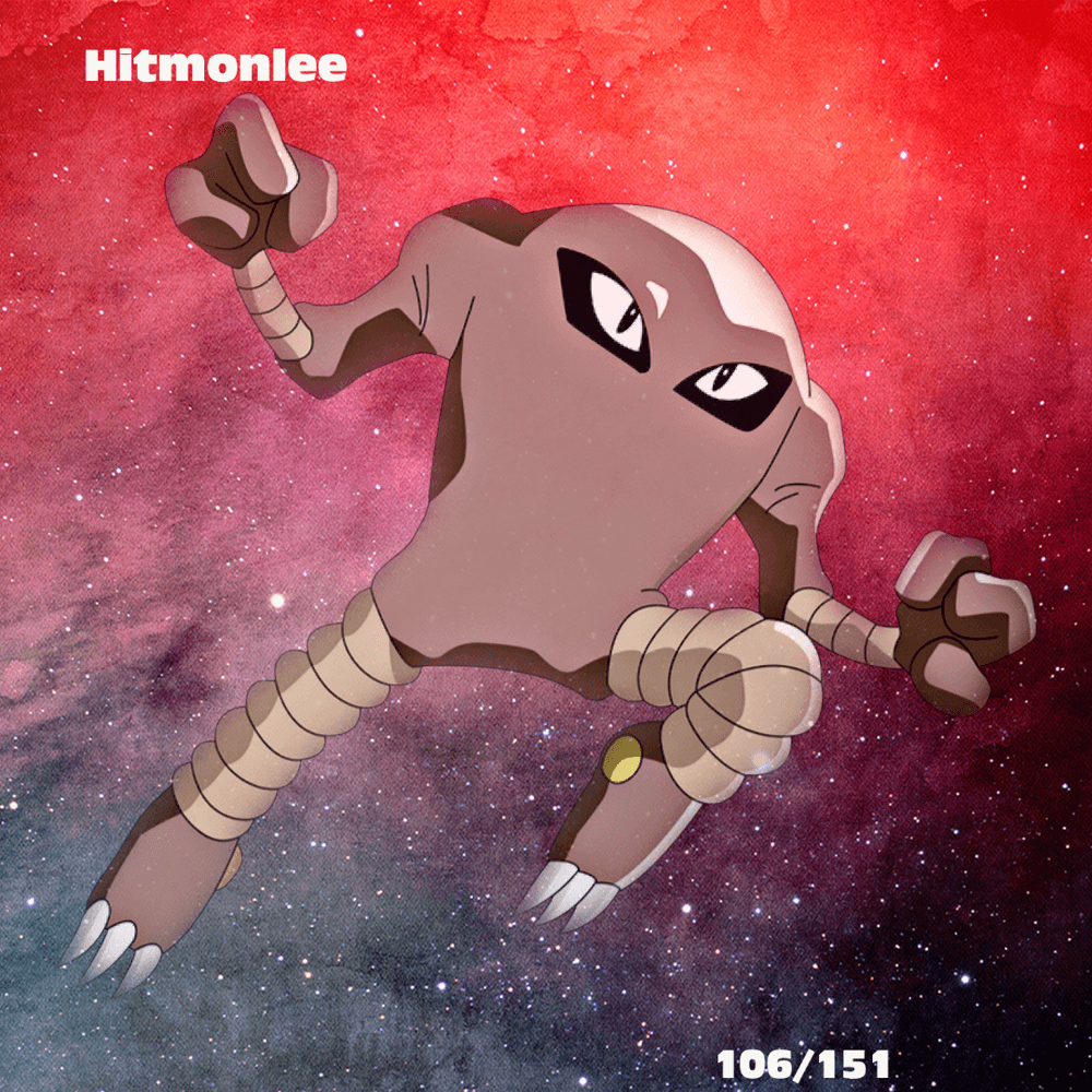 Pokemon 106 • Hitmonlee • Pokedex •