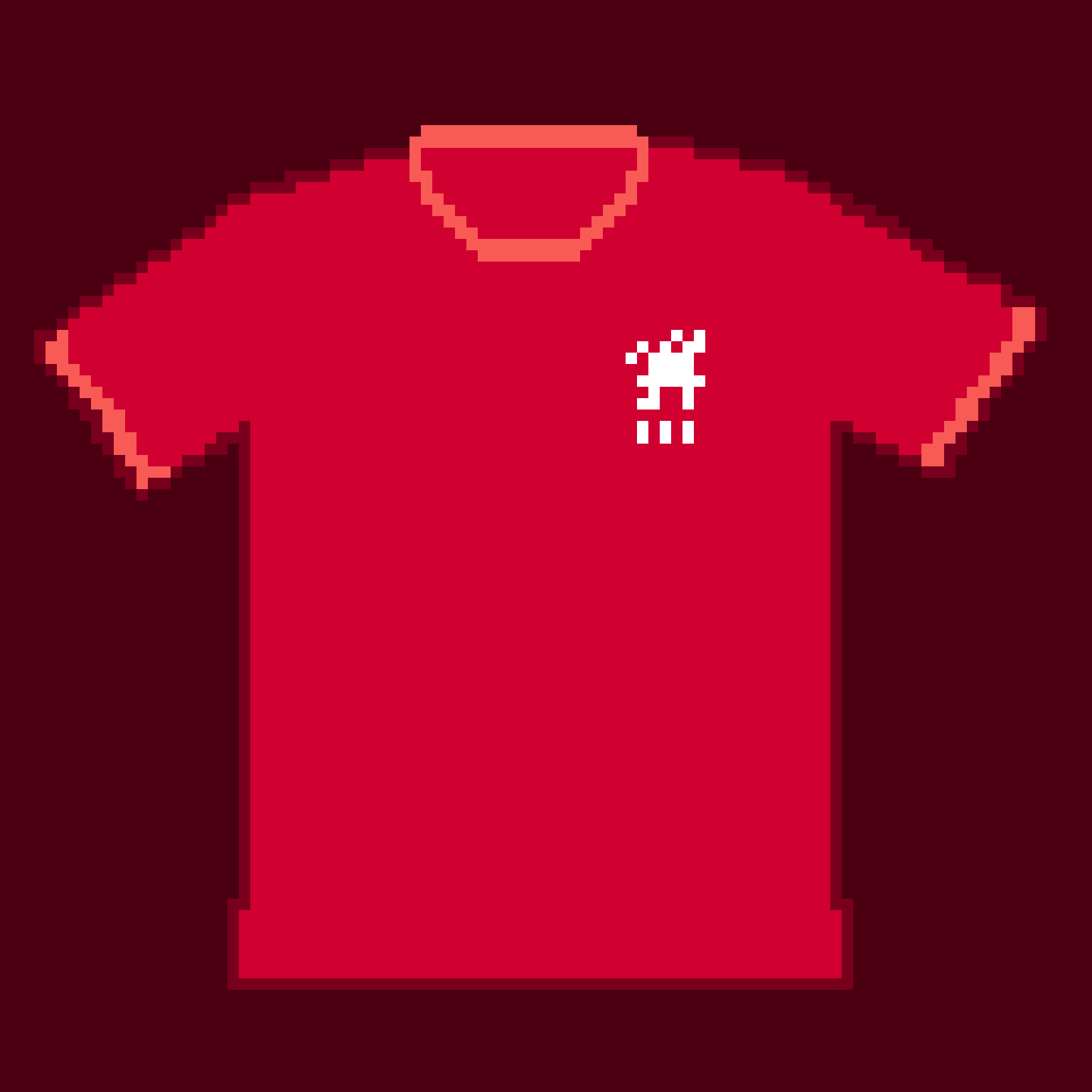 Pixel Pink Football Tshirt