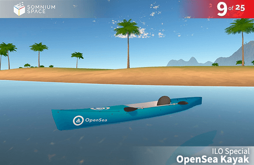 Somnium Space Kayak #9 - Limited OpenSea Edition