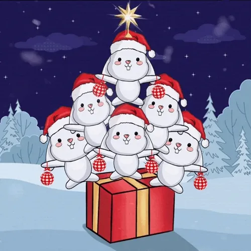 Fluffy Christmas tree