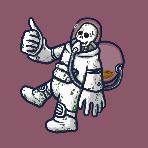 Astronaut Skeleton #0002