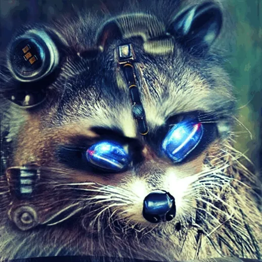 Steampunked #035 - Steampunk Racoon