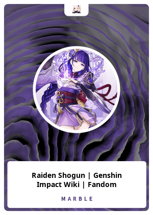 Shogun Raiden, Genshin Impact Wiki