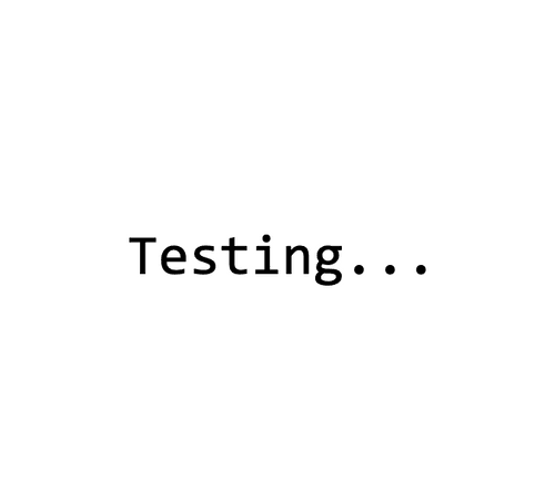 Testing....
