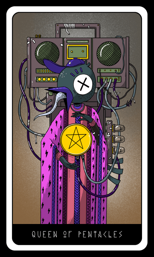 Rosko Sees the Future: Queen of Pentacles - Color Variant 17