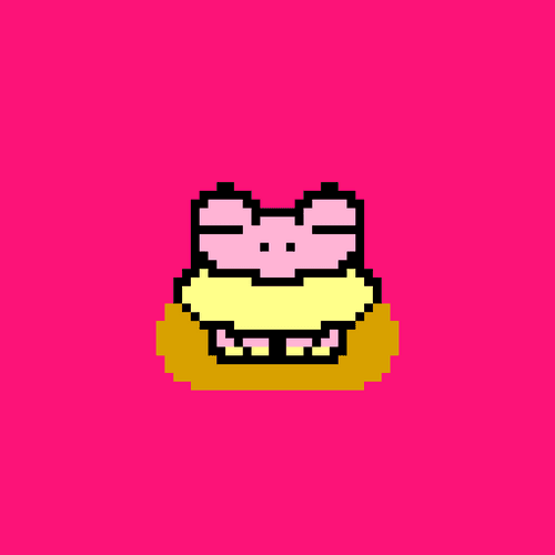 pink frog #015