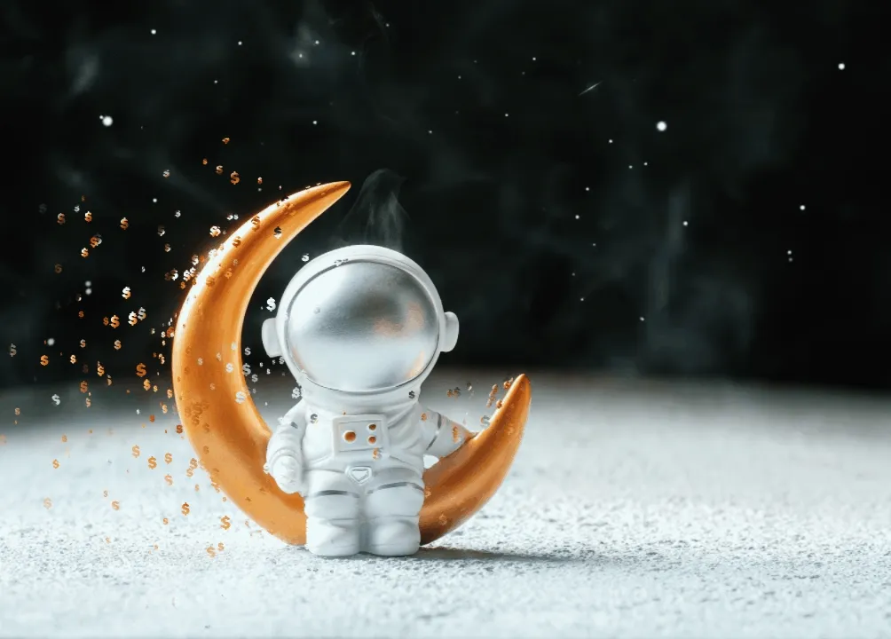Animated NFT - Chilling on the moon