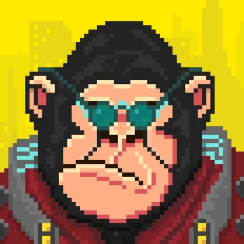 Pixel Ape #130 - Cyberpunk Arthur