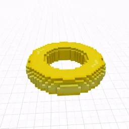 Inflatable Pool Ring | Yellow