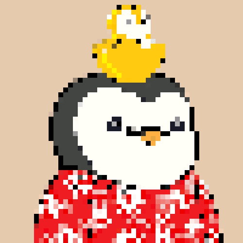 Pixel Pudgy Penguin #43