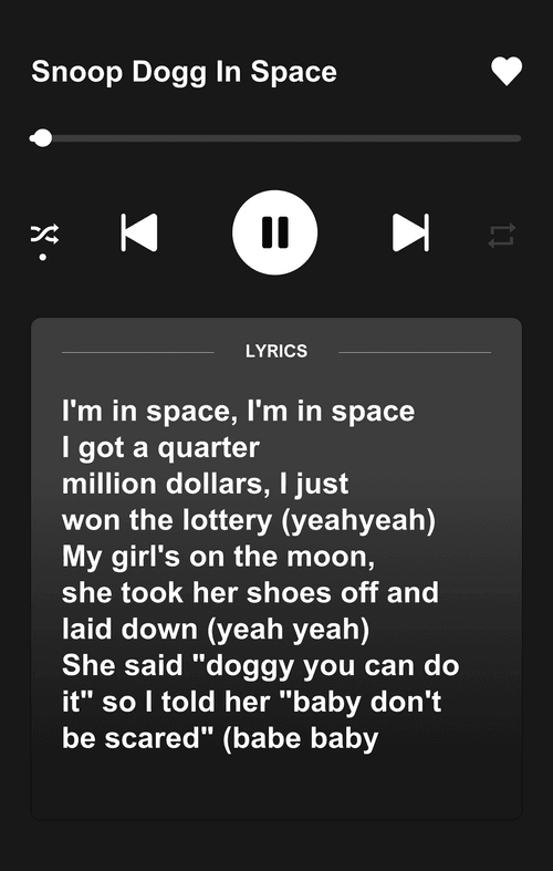 Snoop Dogg In Space
