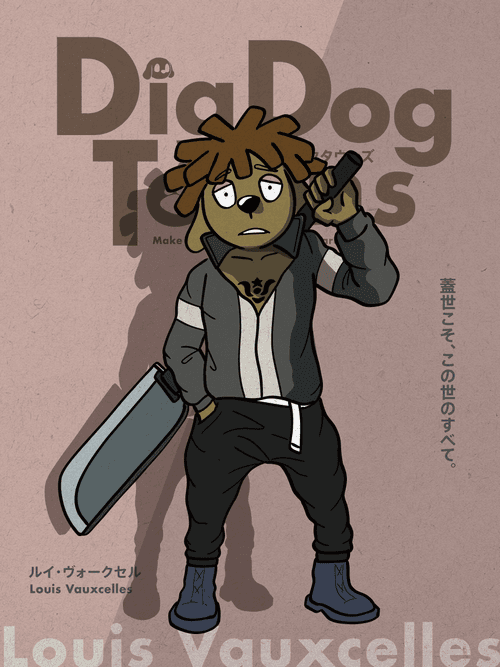 DigDogTowns character ／Louis Vauxcelles