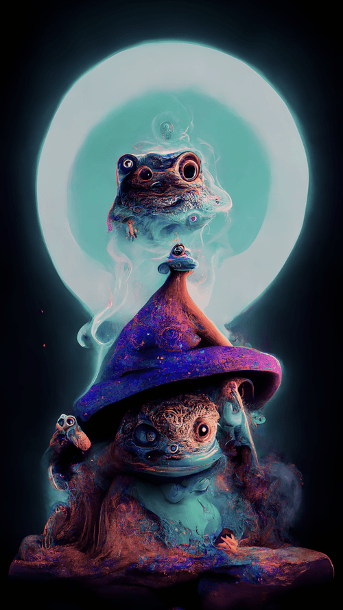 The Great Toad Wizard of the Tide Planet