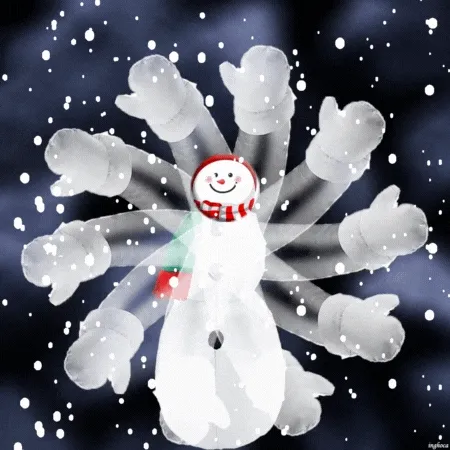 Pinwheel #664 Snowman