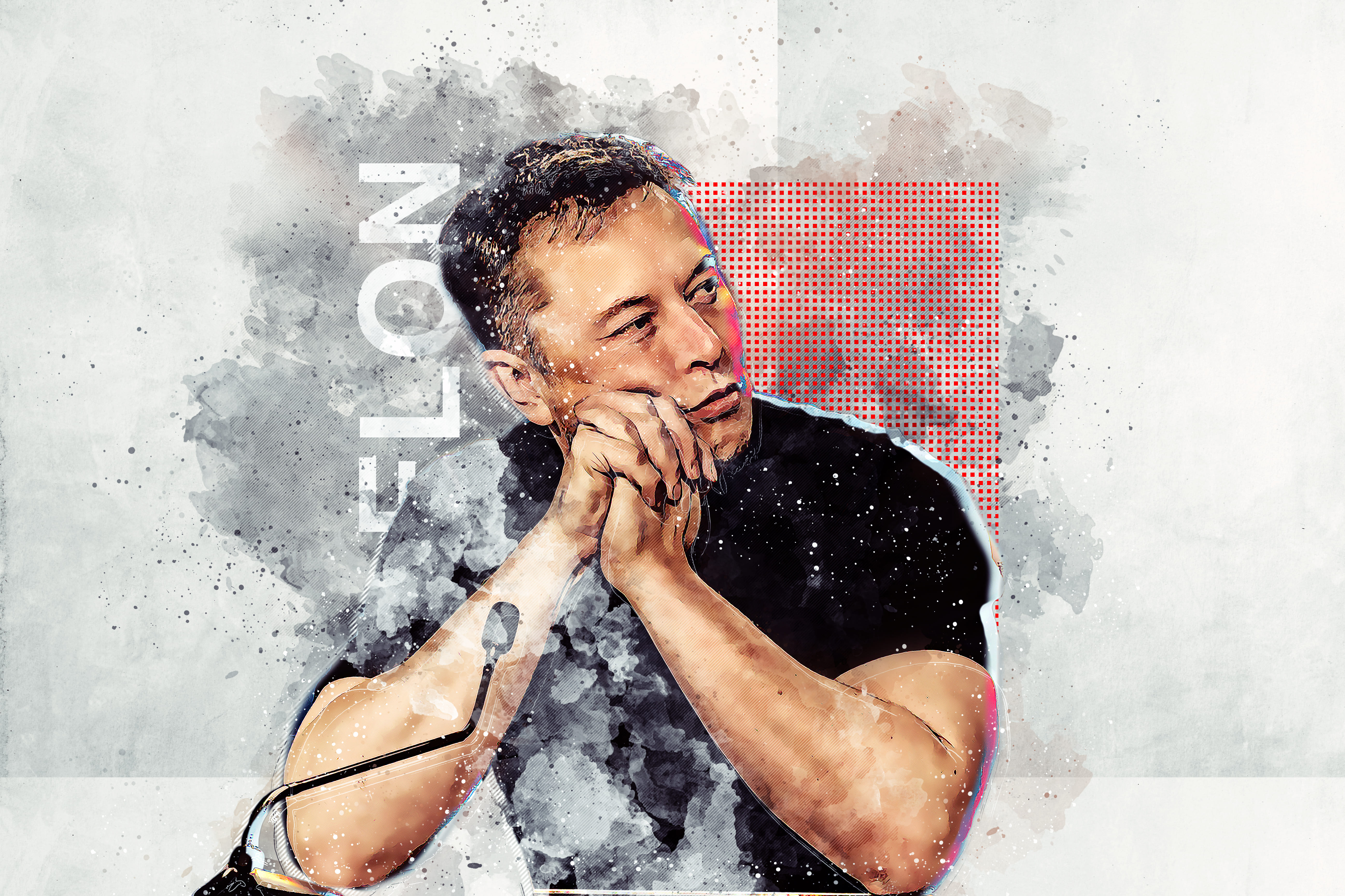 Color Card #18 Elon Musk