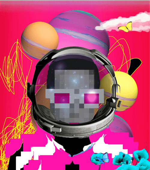 Crypto Chic #219 Astronaut in Mars 