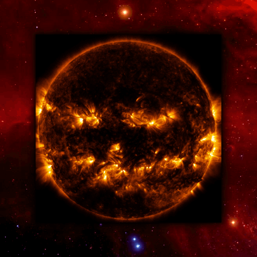 Happy halloween from our Sun