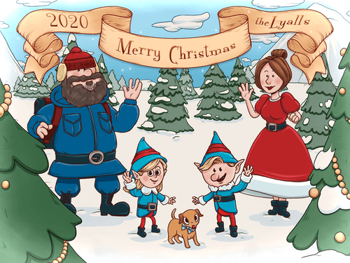 Lyall Family Christmas Cards