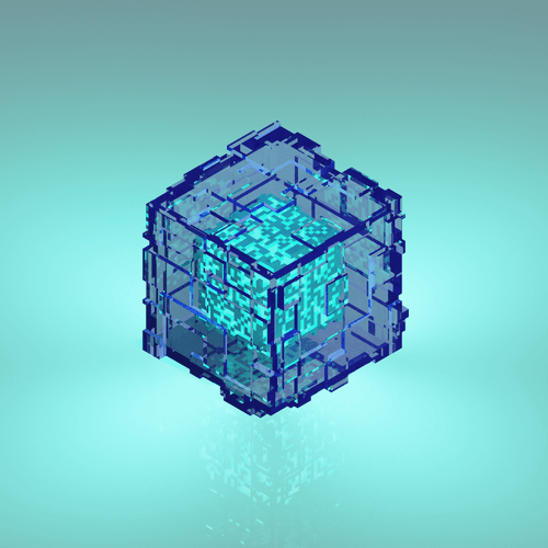 VoxCube Alpha Turquoise-Blue