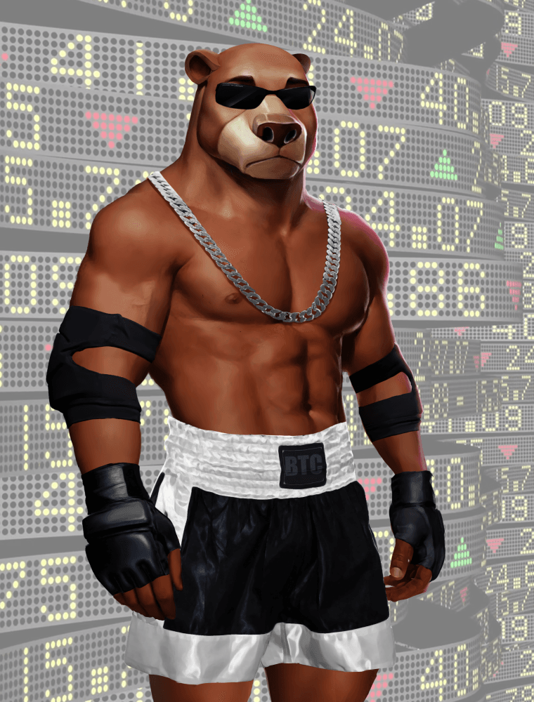 Wall Street Avatar Fighter Bear #188