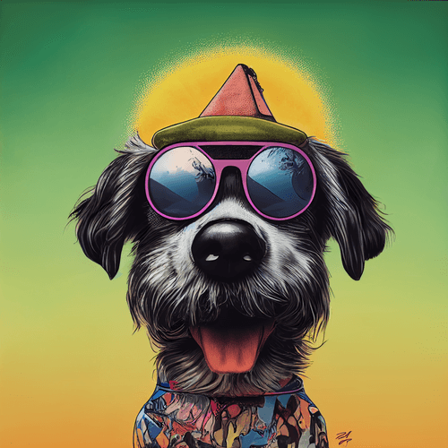 70's hippie dogs
