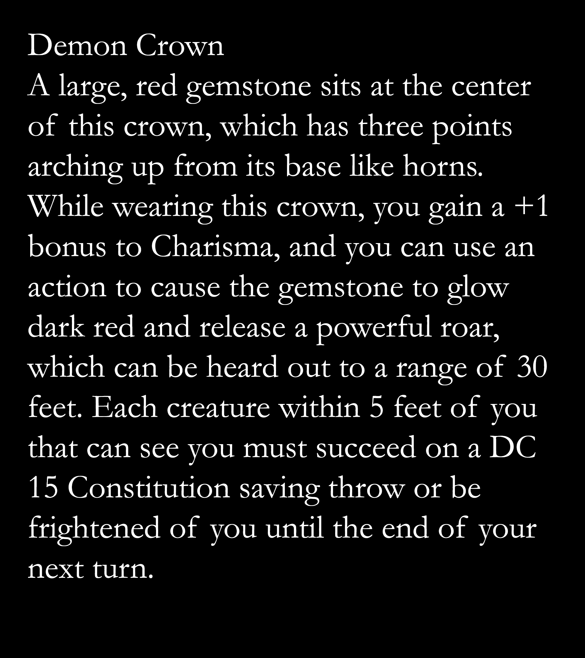 Demon Crown