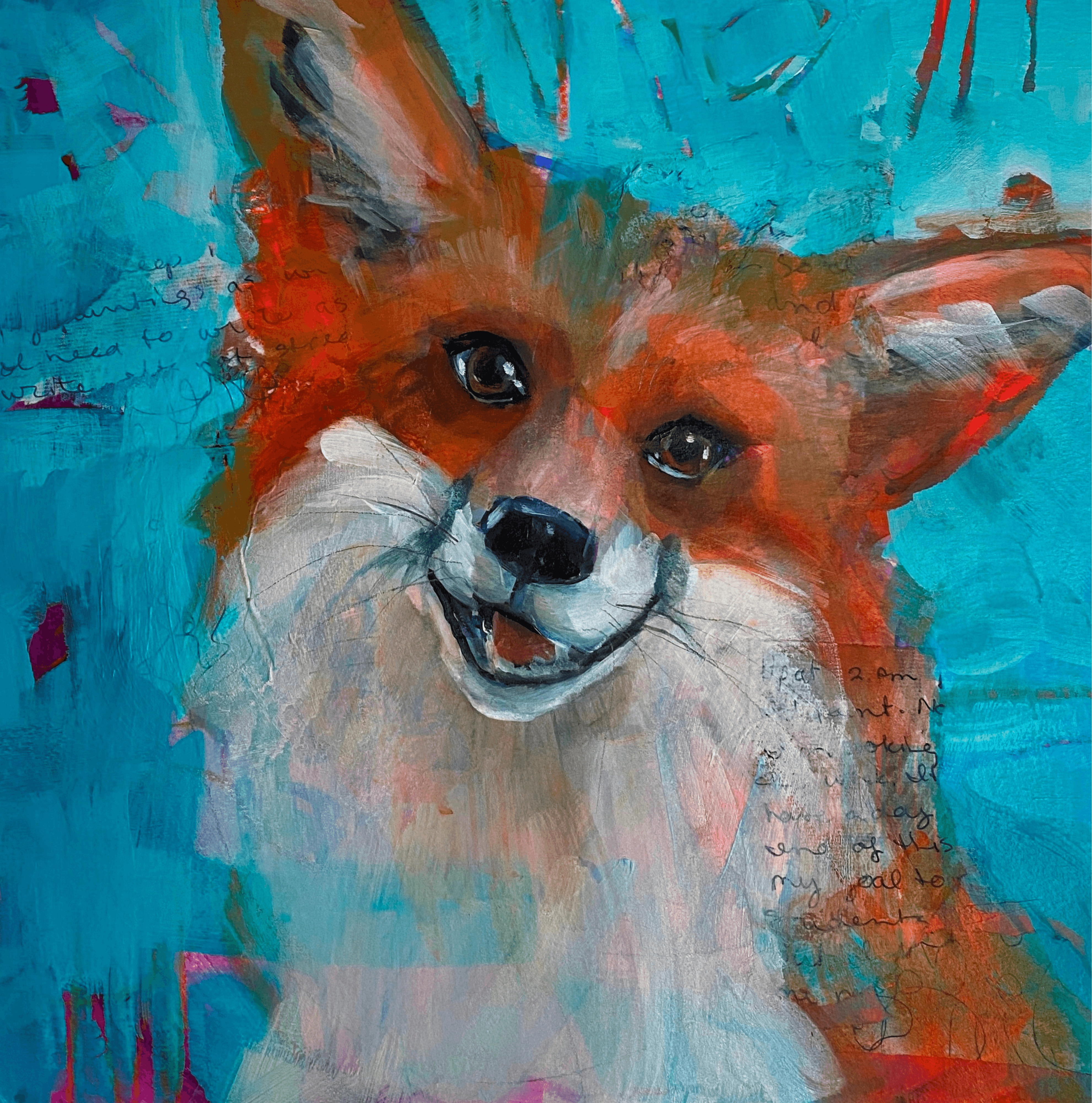 Smiling Fox - Artist - Connie Geerts
