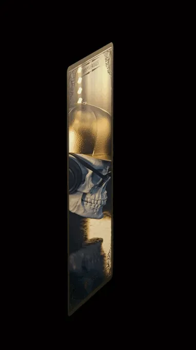 DOGECOIN SKULL CARD