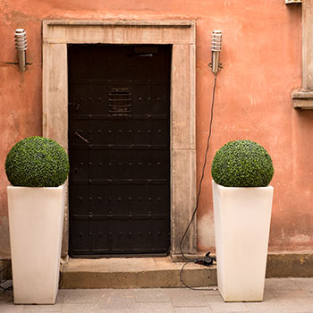 Doors of Old Town in Warsaw, Poland
