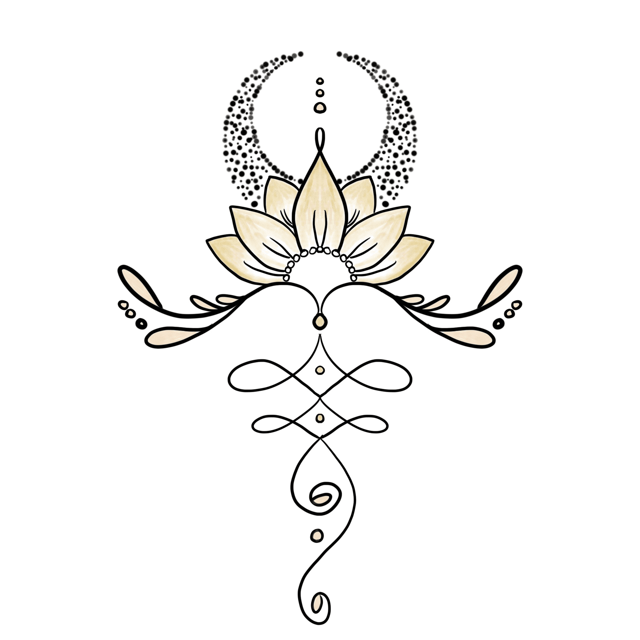 Unalome Lotus
