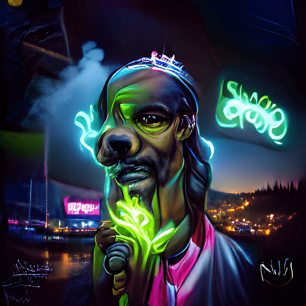 Snoop Dogg in the metaverse - Art by Swage | OpenSea
