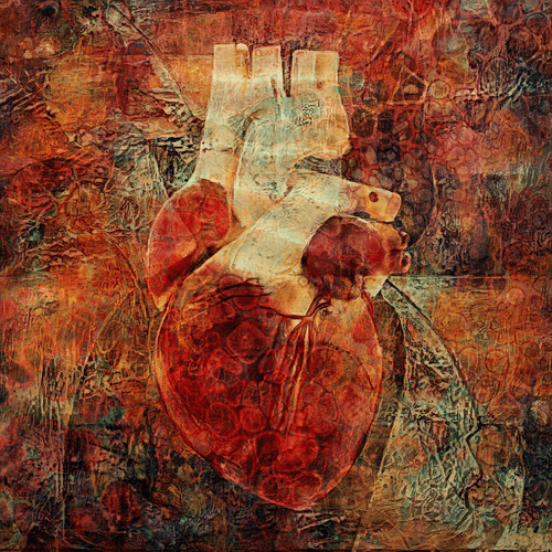 Abstract heart - variation #8