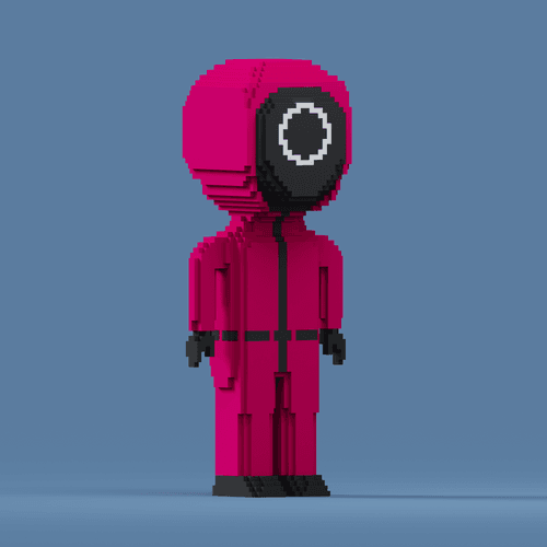 Nifitovox #12 - Pink soldier with circle mask