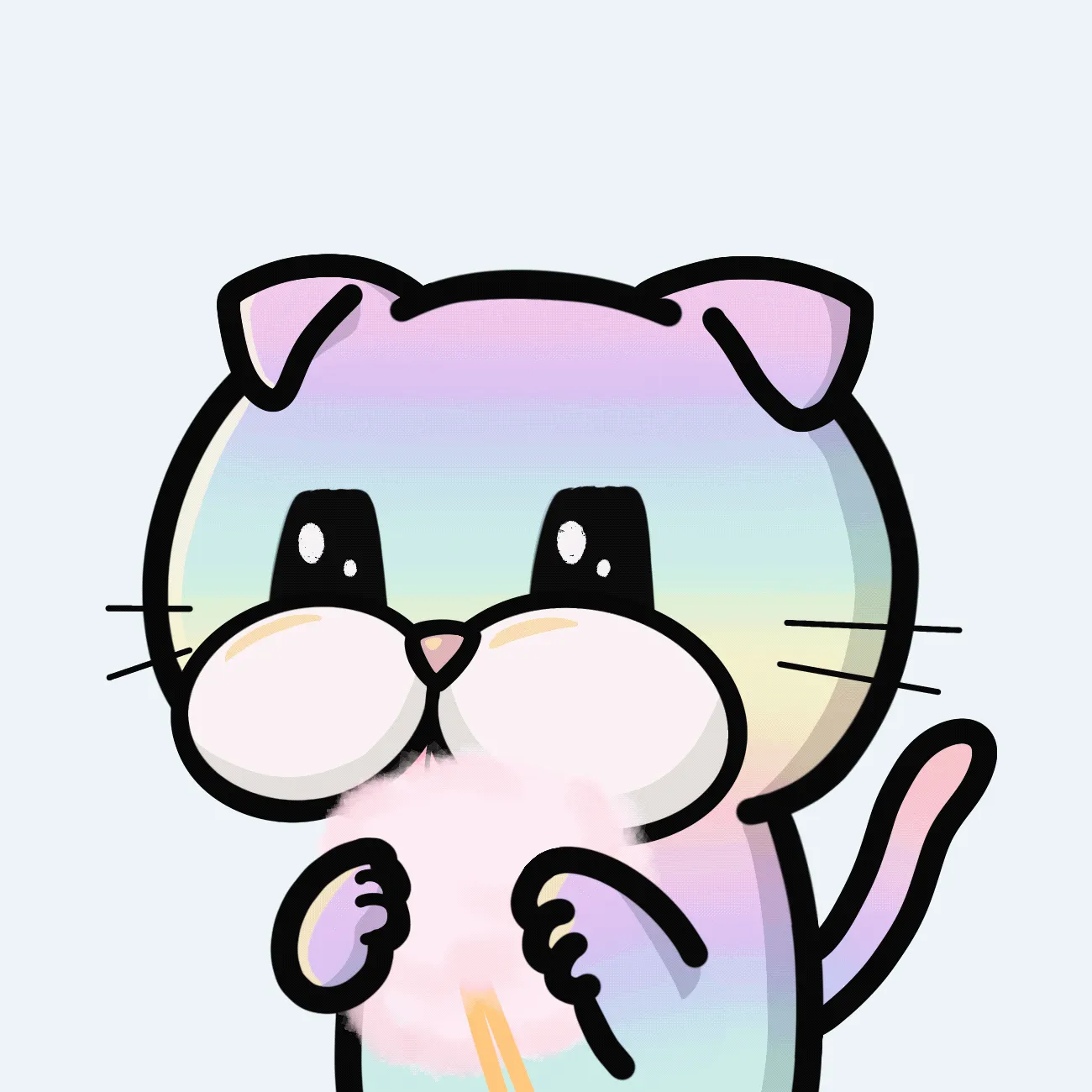 Cat is licking something 146 Cat is licking something OpenSea