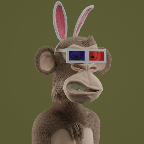 3D Bored Ape Club #184