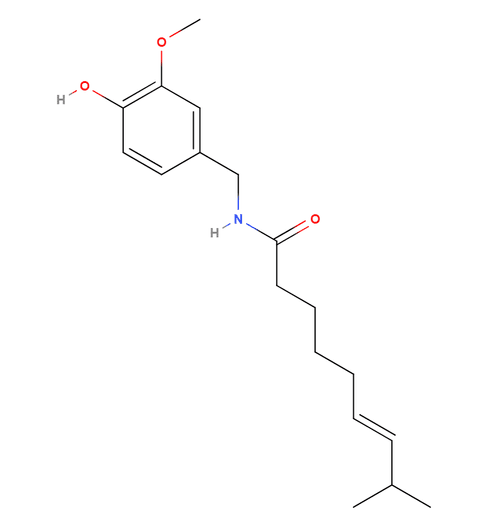 Capsaicin (C18H27NO3)