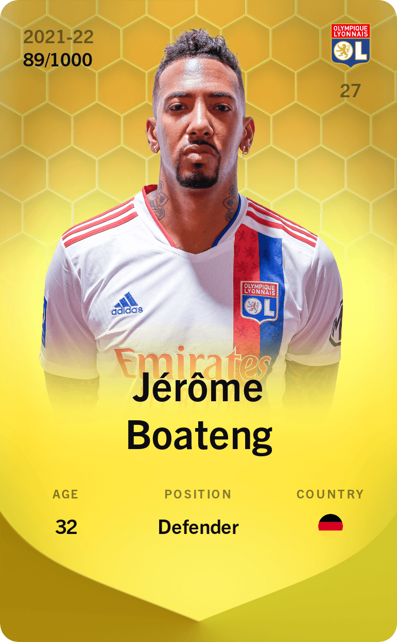 Jérôme Boateng 2021-22 • Limited 89/1000