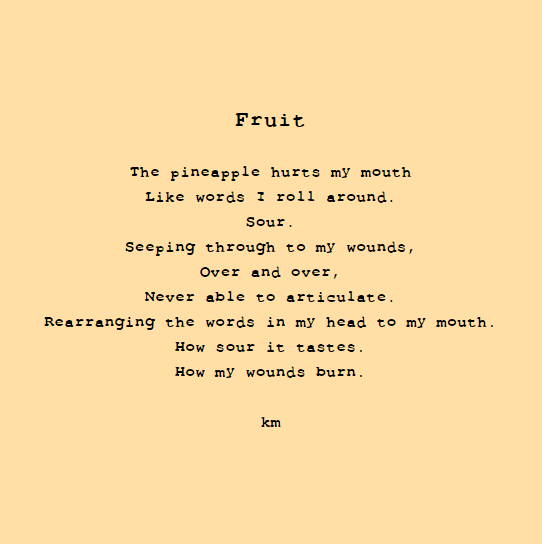Fruit Poetry