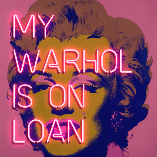 My Warhol Is On Loan (Pink + Pink)