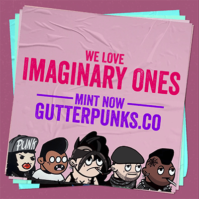 Gutter Punks Flyer - Imaginary Ones