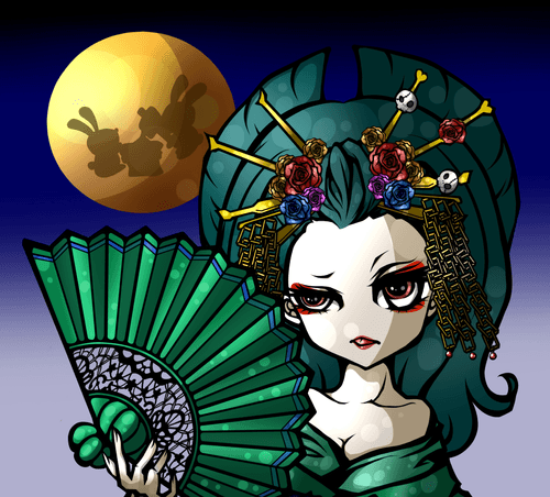 Cheeky Oiran Doll #004