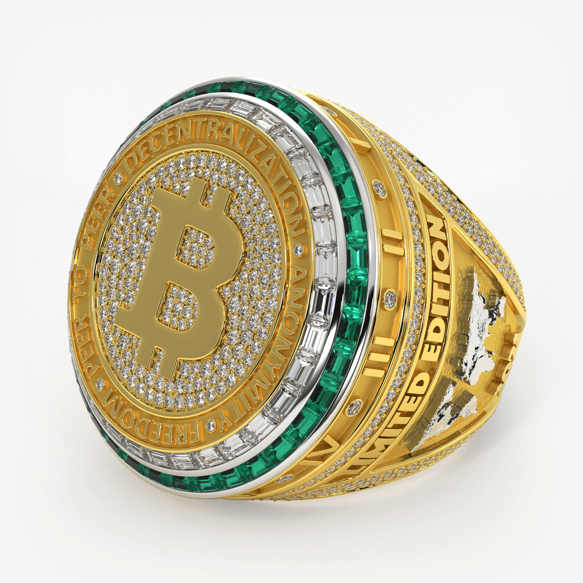 In Bitcoin We Trust ring 03/100 edition