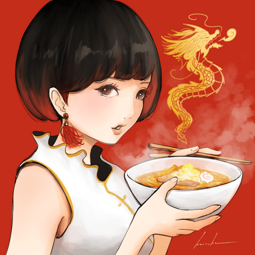 Ramen girls #017 【Dragon】