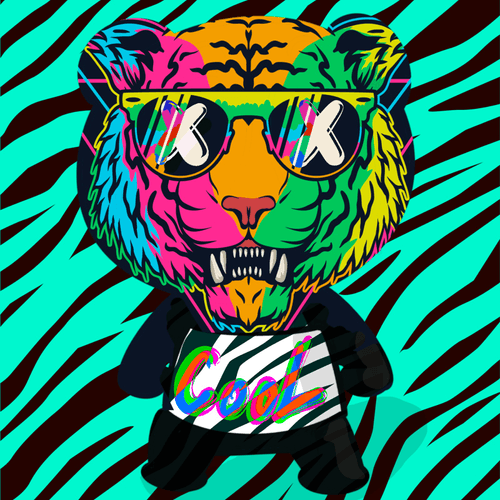cool panda  original #121
