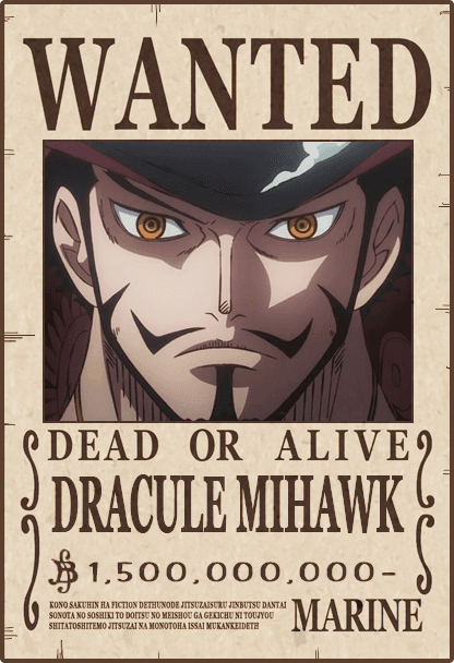 Dracule Mihawk - One Piece Wanted #1