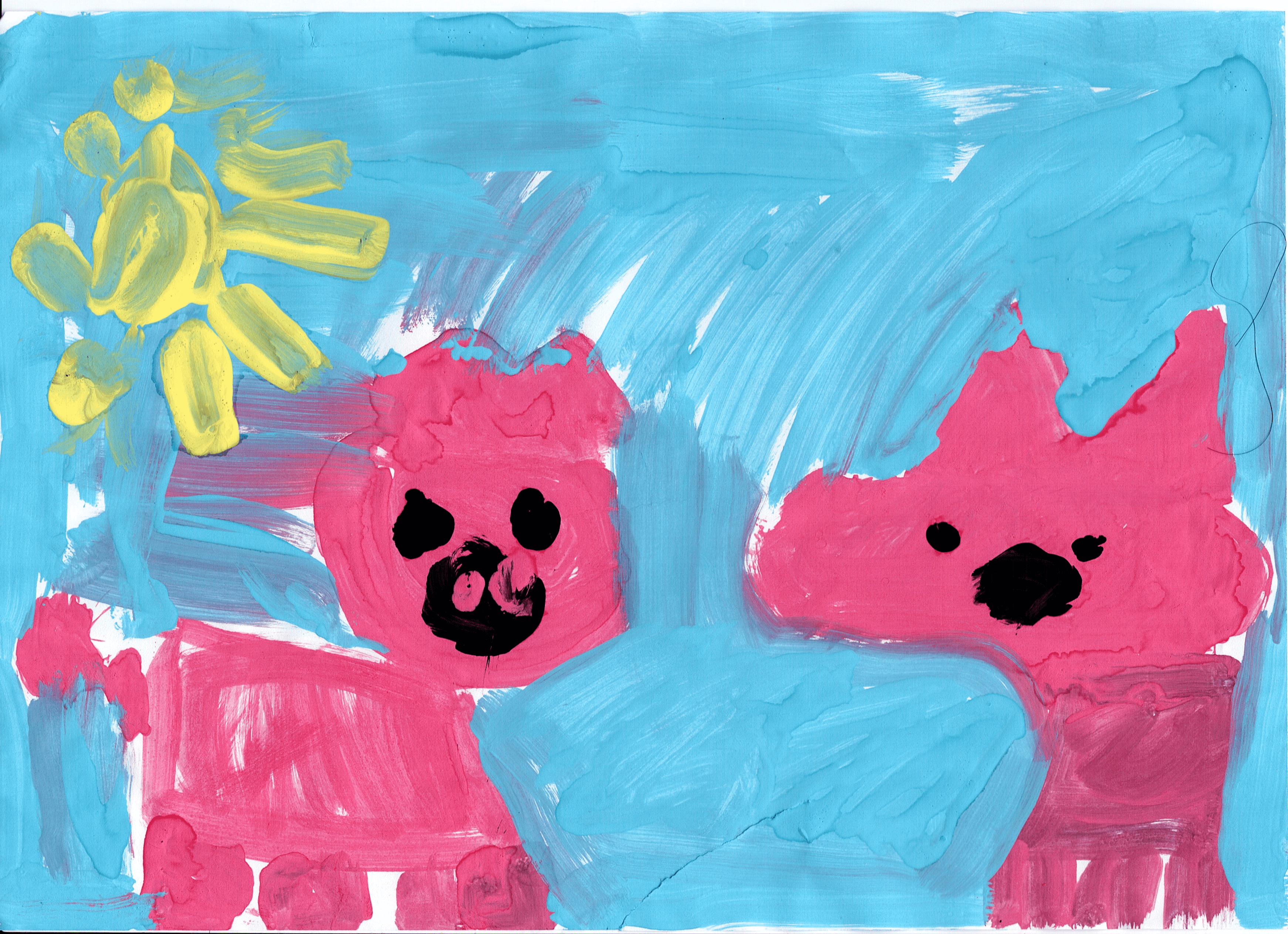 Cat and Dog Pinks